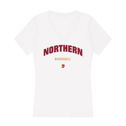 NSU - NCAA Baseball : Collin Lott - Women's V-Neck T-Shirt-0