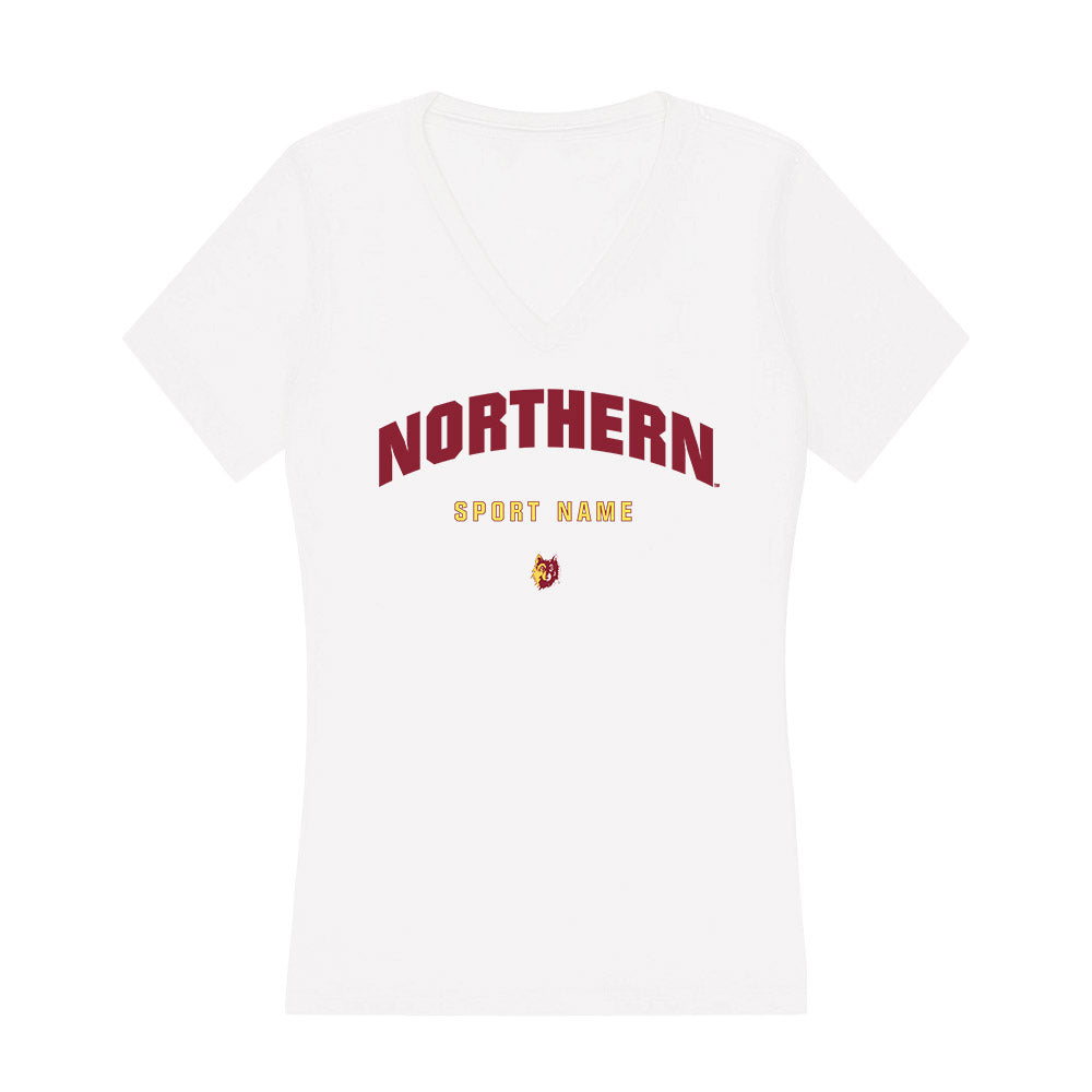 NSU - NCAA Men's Track & Field : Jared Sagaser - Women's V-Neck T-Shirt-0