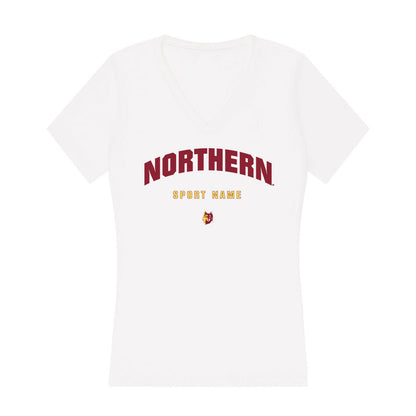 NSU - NCAA Men's Track & Field : Jared Sagaser - Women's V-Neck T-Shirt-0