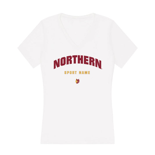 NSU - NCAA Men's Track & Field : Jared Sagaser - Women's V-Neck T-Shirt-0