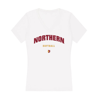 NSU - NCAA Softball : Grace Rolek - Women's V-Neck T-Shirt-0
