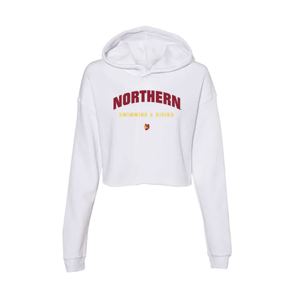 NSU - NCAA Women's Swimming & Diving : Emma Machado - Women's Crop Fleece Hoodie-0