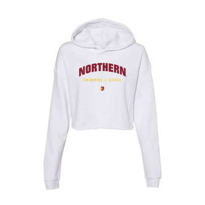 NSU - NCAA Women's Swimming & Diving : Emma Machado - Women's Crop Fleece Hoodie-0