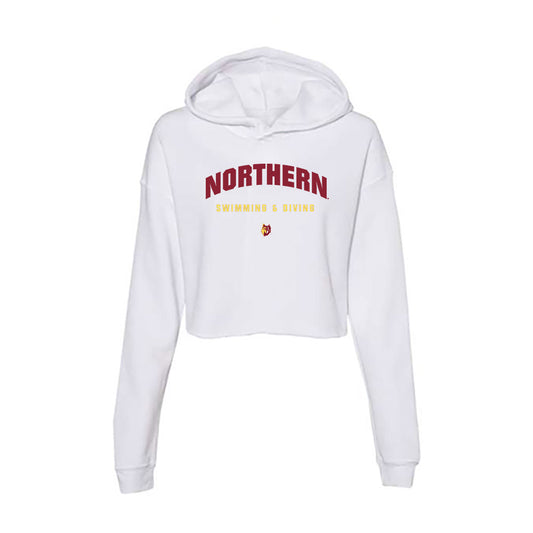NSU - NCAA Women's Swimming & Diving : Marie Loest - Women's Crop Fleece Hoodie-0