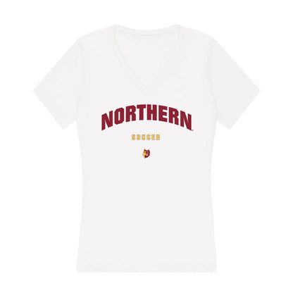 NSU - NCAA Women's Soccer : Savannah Funk - Women's V-Neck T-Shirt-0