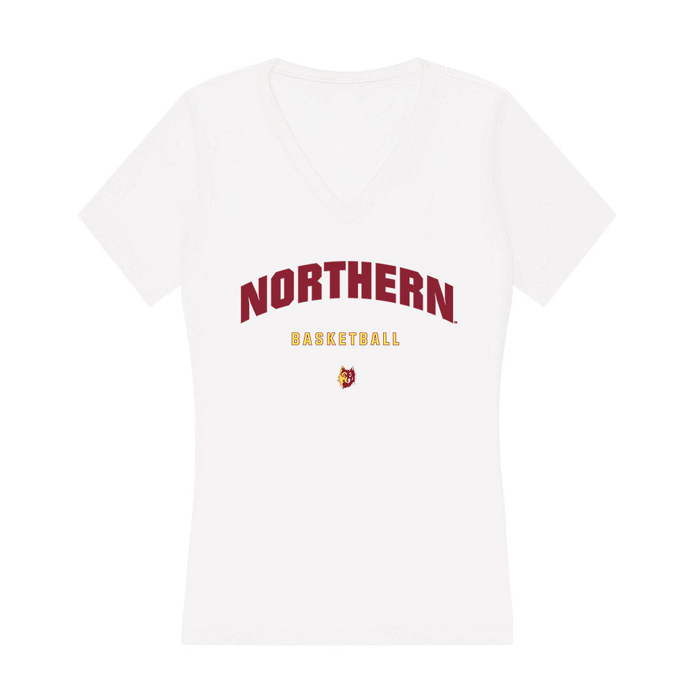 NSU - NCAA Men's Basketball : Devon Brooke - Women's V-Neck T-Shirt-0