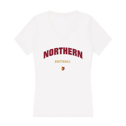 NSU - NCAA Softball : Brooke Wolf - Women's V-Neck T-Shirt-0