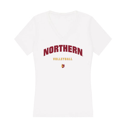 NSU - NCAA Women's Volleyball : Ashley Yost - Women's V-Neck T-Shirt-0