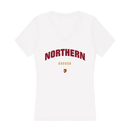 NSU - NCAA Women's Soccer : Deshani Peters - Women's V-Neck T-Shirt-0