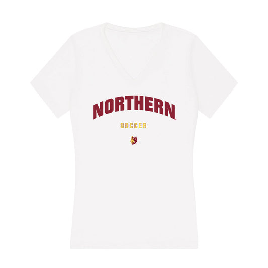 NSU - NCAA Women's Soccer : Emma Puttin - Women's V-Neck T-Shirt-0