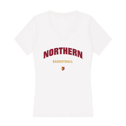 NSU - NCAA Men's Basketball : Marley Baah-Yeboah - Women's V-Neck T-Shirt-0