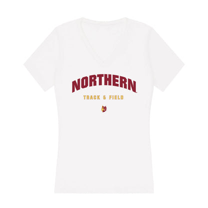 NSU - NCAA Women's Track & Field : Eva Meyer - Women's V-Neck T-Shirt-0