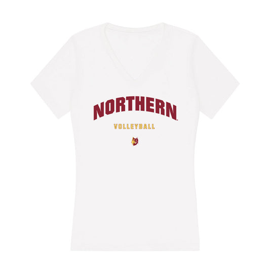 NSU - NCAA Women's Volleyball : Maggie Smith - Women's V-Neck T-Shirt-0