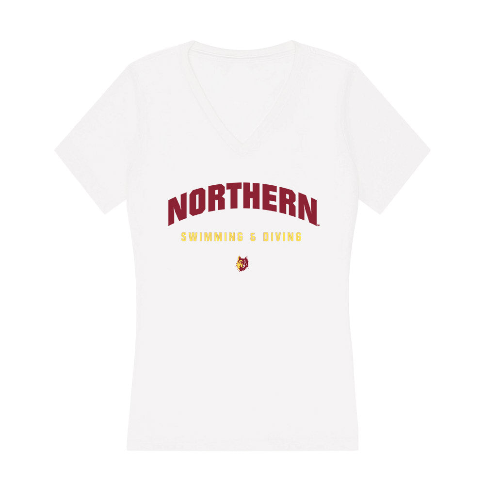 NSU - NCAA Women's Swimming & Diving : Jacie-Aspen Flockhart - Women's V-Neck T-Shirt-0