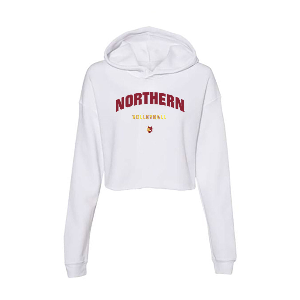 NSU - NCAA Women's Volleyball : Lydia Nelson - Women's Crop Fleece Hooded Sweatshirt-0