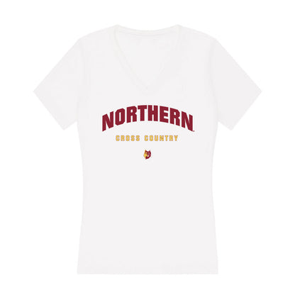 NSU - NCAA Women's Cross Country : Breck Ekenberg - Women's V-Neck T-Shirt-0