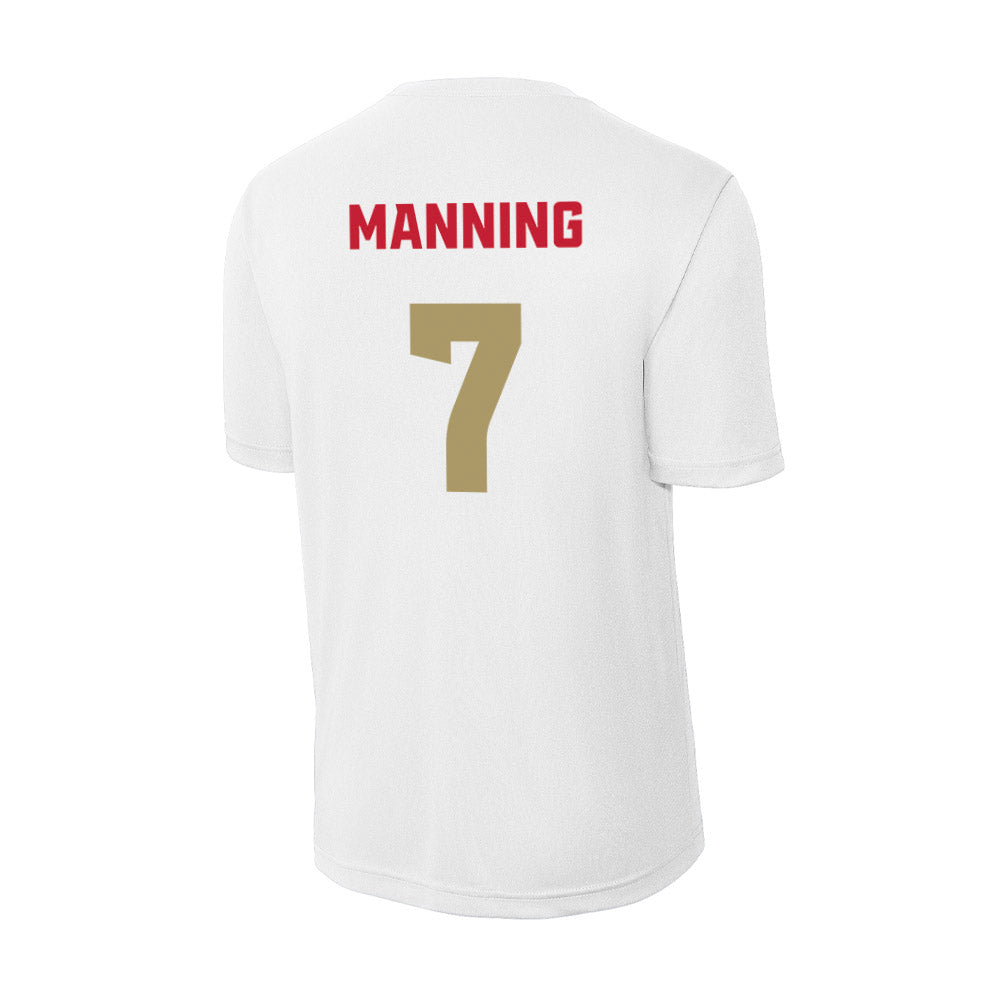 DU - NCAA Men's Lacrosse : Noah Manning - Activewear T-Shirt-1