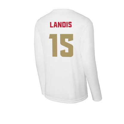 DU - NCAA Women's Volleyball : Katelyn Landis - Activewear Long Sleeve T-Shirt-1