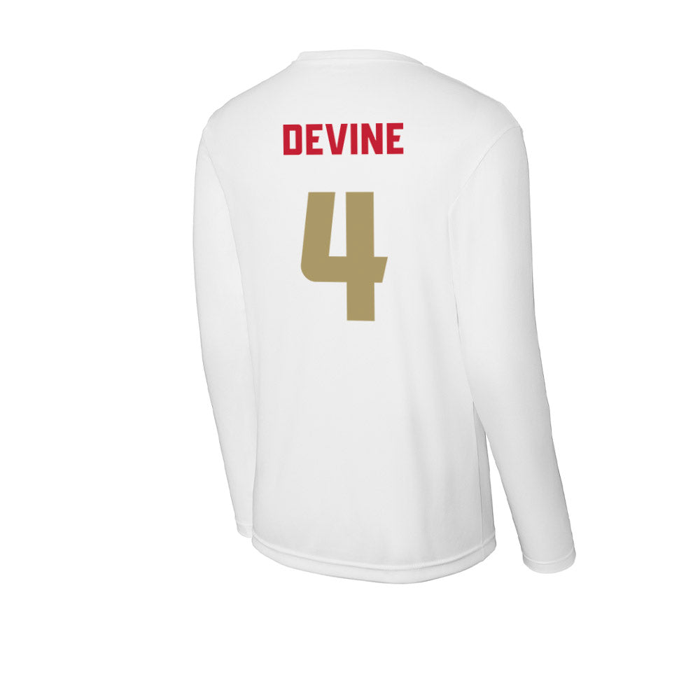 DU - NCAA Men's Ice Hockey : Jack Devine - Activewear Long Sleeve T-Shirt-1