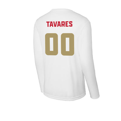 DU - NCAA Men's Lacrosse : Justin Tavares - Activewear Long Sleeve T-Shirt-1