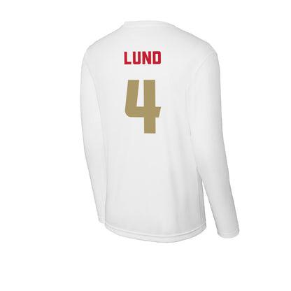 DU - NCAA Men's Soccer : Grant Lund - Activewear Long Sleeve T-Shirt-1