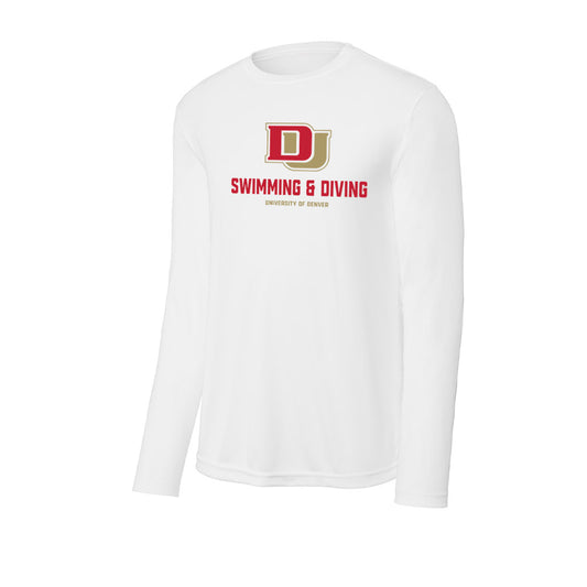 DU - NCAA Men's Swimming & Diving : Nathan Cox - Activewear Long Sleeve T-Shirt-0
