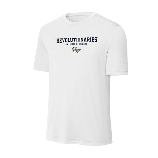 GWU - NCAA Men's Swimming & Diving : Gage Boushee - Activewear T-Shirt-0