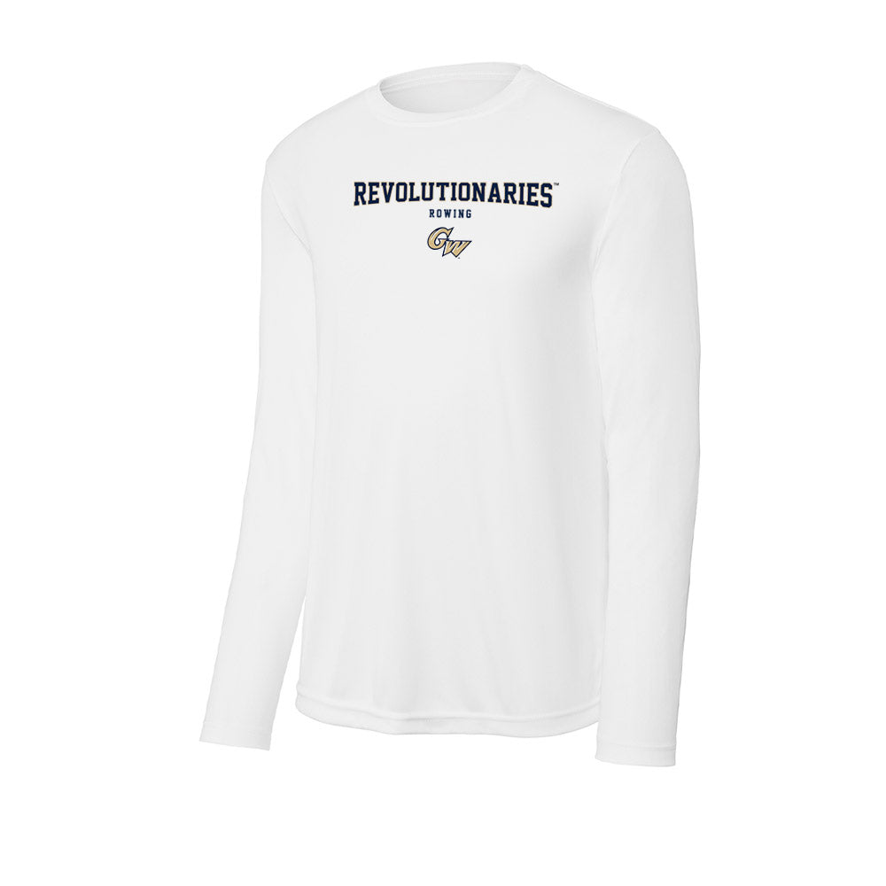 GWU - NCAA Women's Rowing : Lilly Stewart - Activewear Long Sleeve T-Shirt-0