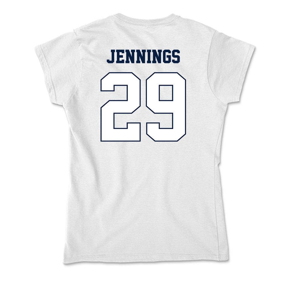 Monmouth - NCAA Football : Elijah Jennings - Soft Style Women’s T-Shirt-1