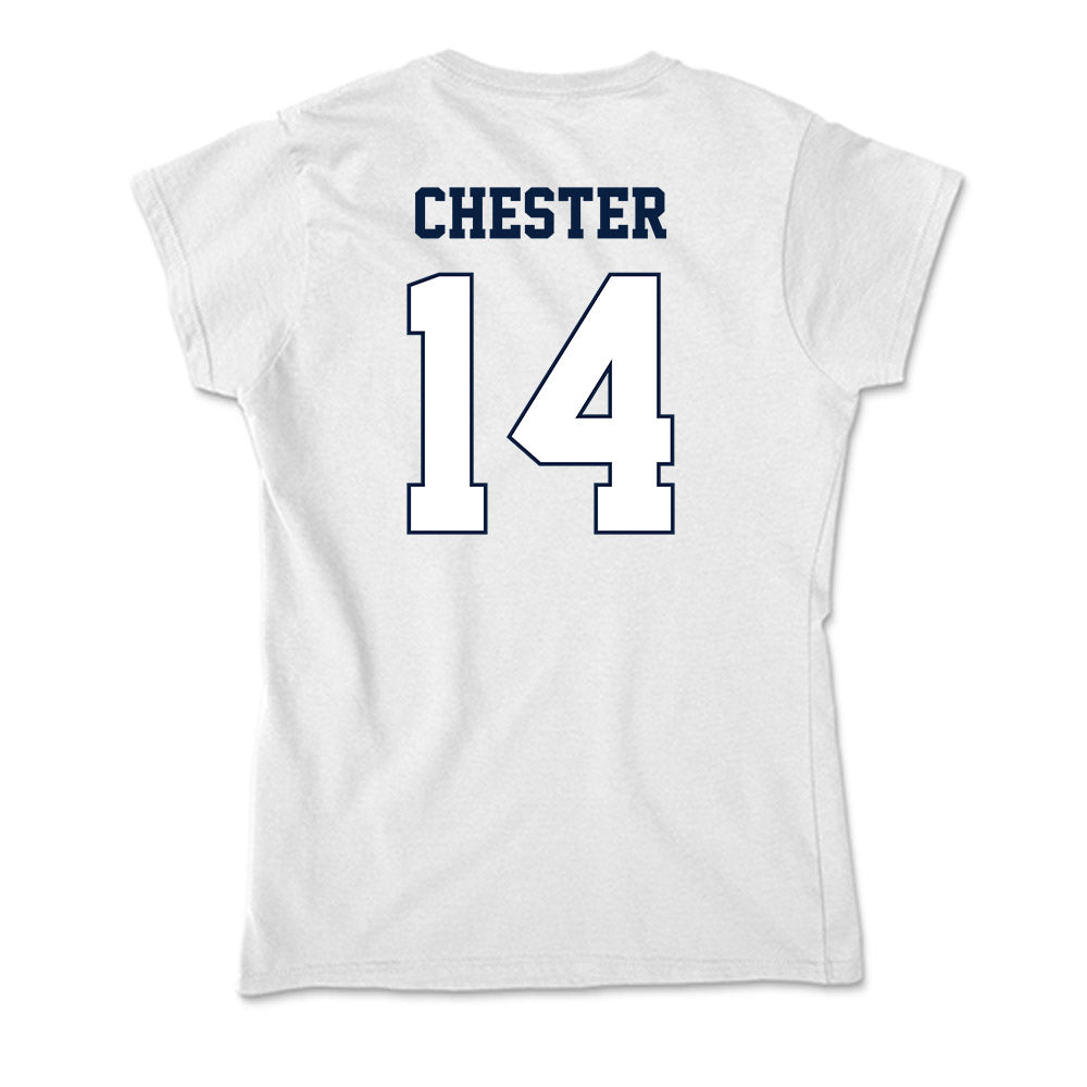 Monmouth - NCAA Men's Lacrosse : Riley Chester - Soft Style Women’s T-Shirt-1