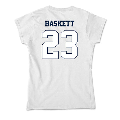 Monmouth - NCAA Football : Amir Haskett - Soft Style Women’s T-Shirt-1