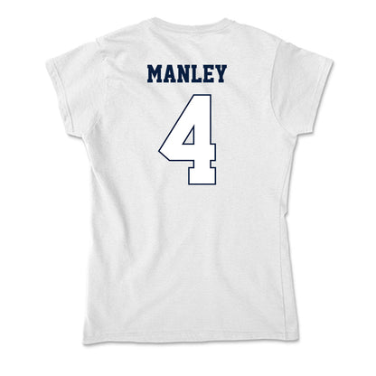 Monmouth - NCAA Women's Soccer : Emma Manley - Soft Style Women’s T-Shirt-1