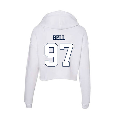 Monmouth - NCAA Football : Rashee Bell - Women's Crop Fleece Hooded Sweatshirt-1