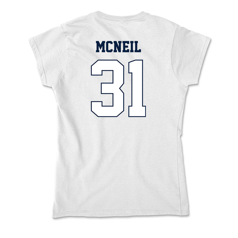 Monmouth - NCAA Football : Amori McNeil - Soft Style Women’s T-Shirt-1