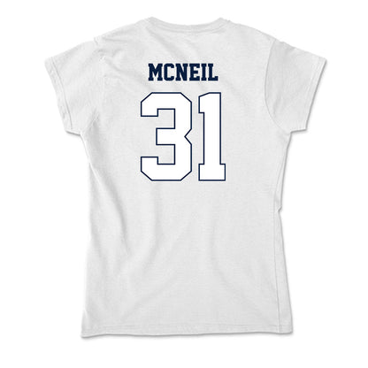 Monmouth - NCAA Football : Amori McNeil - Soft Style Women’s T-Shirt-1