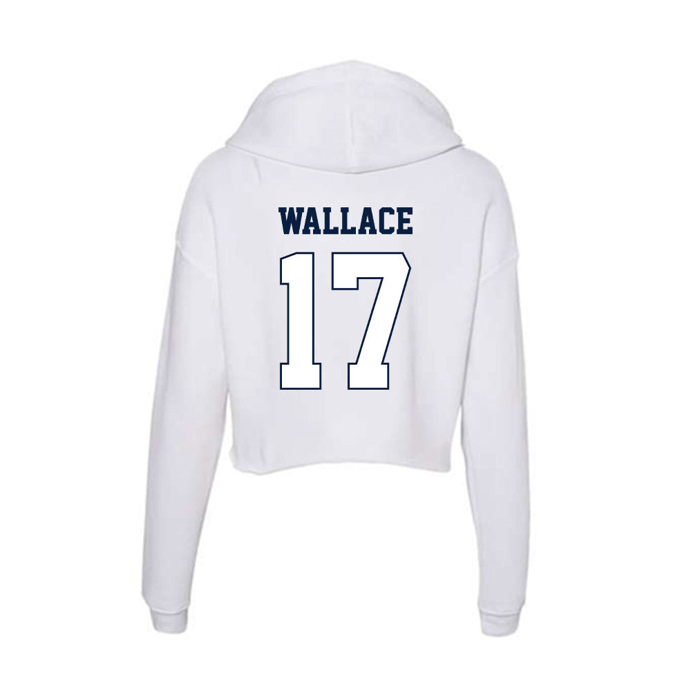 Monmouth - NCAA Men's Lacrosse : Ryan Wallace - Women's Crop Fleece Hoodie-1
