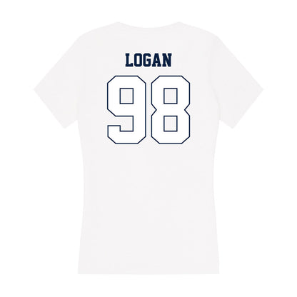 Monmouth - NCAA Football : Barnes Logan - Women's V-Neck T-Shirt-1