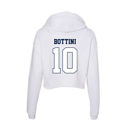 Monmouth - NCAA Men's Soccer : Jasen Bottini - Women's Crop Fleece Hooded Sweatshirt-1