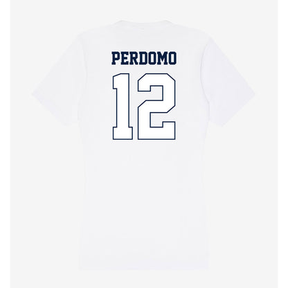 Monmouth - NCAA Women's Soccer : Evangeline Perdomo - Women's V-Neck T-Shirt-1