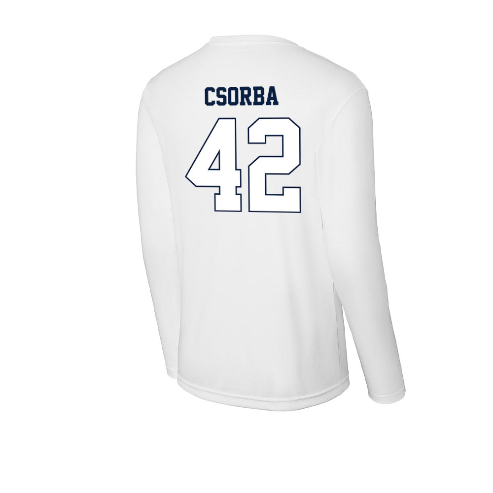 Monmouth - NCAA Men's Lacrosse : James Csorba - Activewear Long Sleeve T-Shirt-1