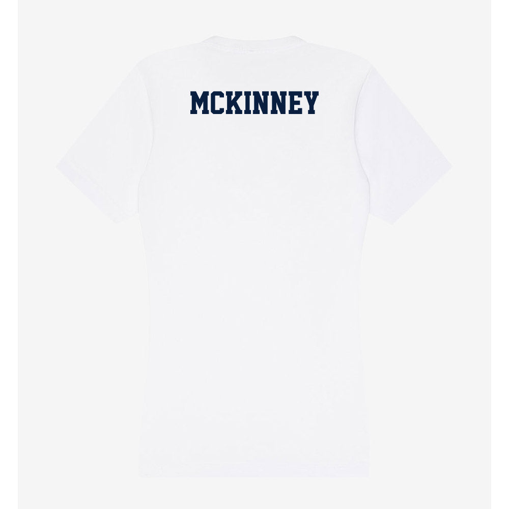 Monmouth - NCAA Women's Swimming & Diving : Kayla McKinney - Women's V-Neck T-Shirt-1