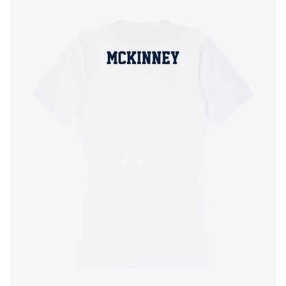 Monmouth - NCAA Women's Swimming & Diving : Kayla McKinney - Women's V-Neck T-Shirt-1
