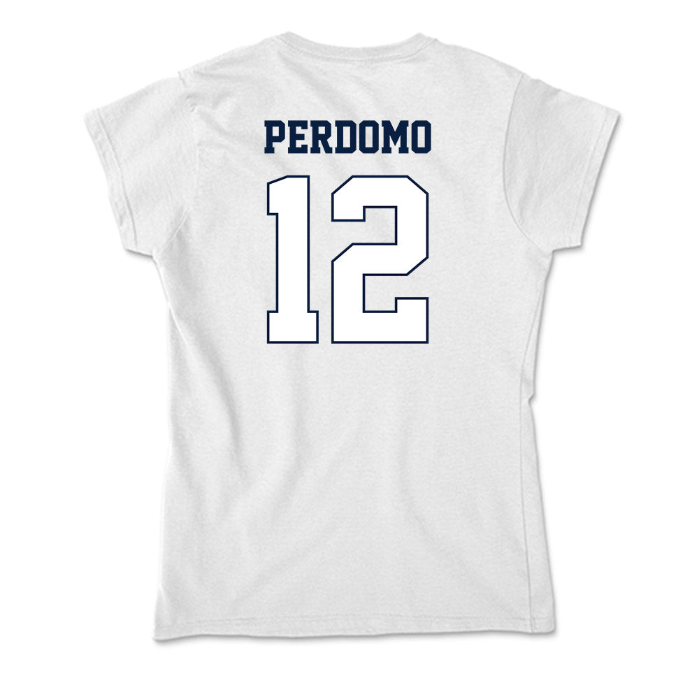 Monmouth - NCAA Women's Soccer : Evangeline Perdomo - Soft Style Women’s T-Shirt-1