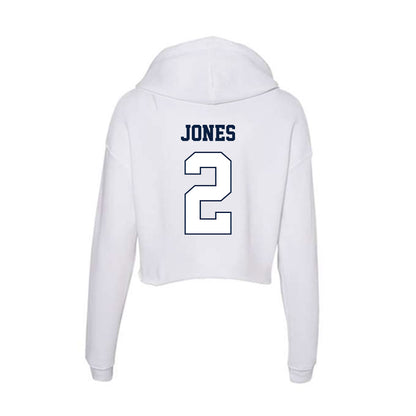 Monmouth - NCAA Football : Jaeden Jones - Women's Crop Fleece Hooded Sweatshirt-1