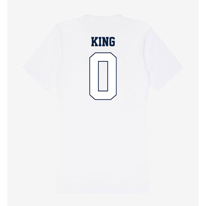 Monmouth - NCAA Football : Luke King - Women's V-Neck T-Shirt-1