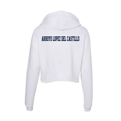 Monmouth - NCAA Men's Swimming & Diving : Izan Arroyo Lopez del Castillo - Women's Crop Fleece Hoodie-1