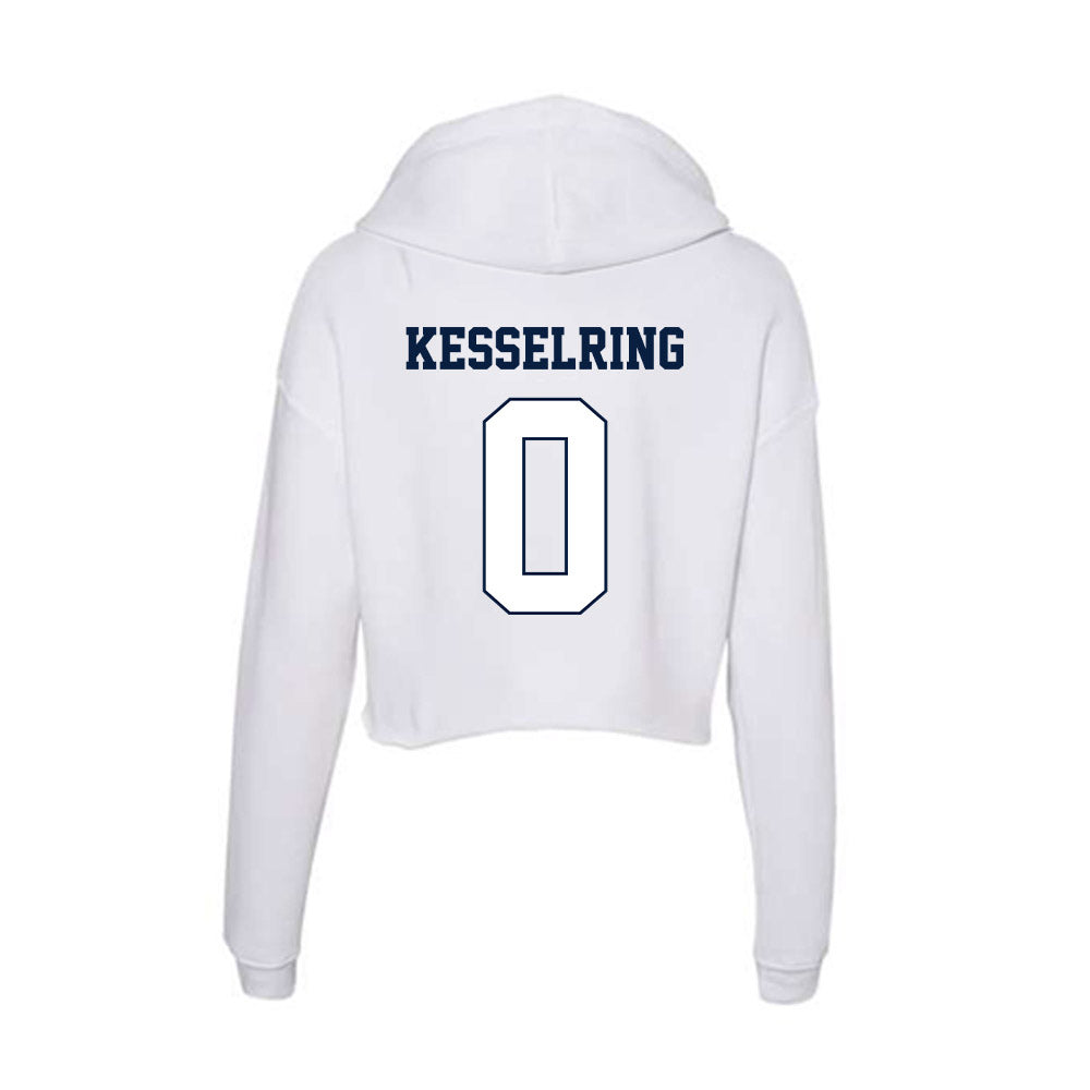 Monmouth - NCAA Men's Lacrosse : Caden Kesselring - Women's Crop Fleece Hoodie-1
