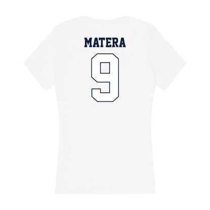Monmouth - NCAA Football : Jagger Matera - Women's V-Neck T-Shirt-1