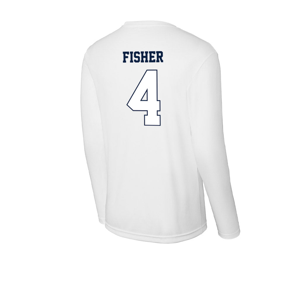 Monmouth - NCAA Men's Lacrosse : Ethan Fisher - Activewear Long Sleeve T-Shirt-1