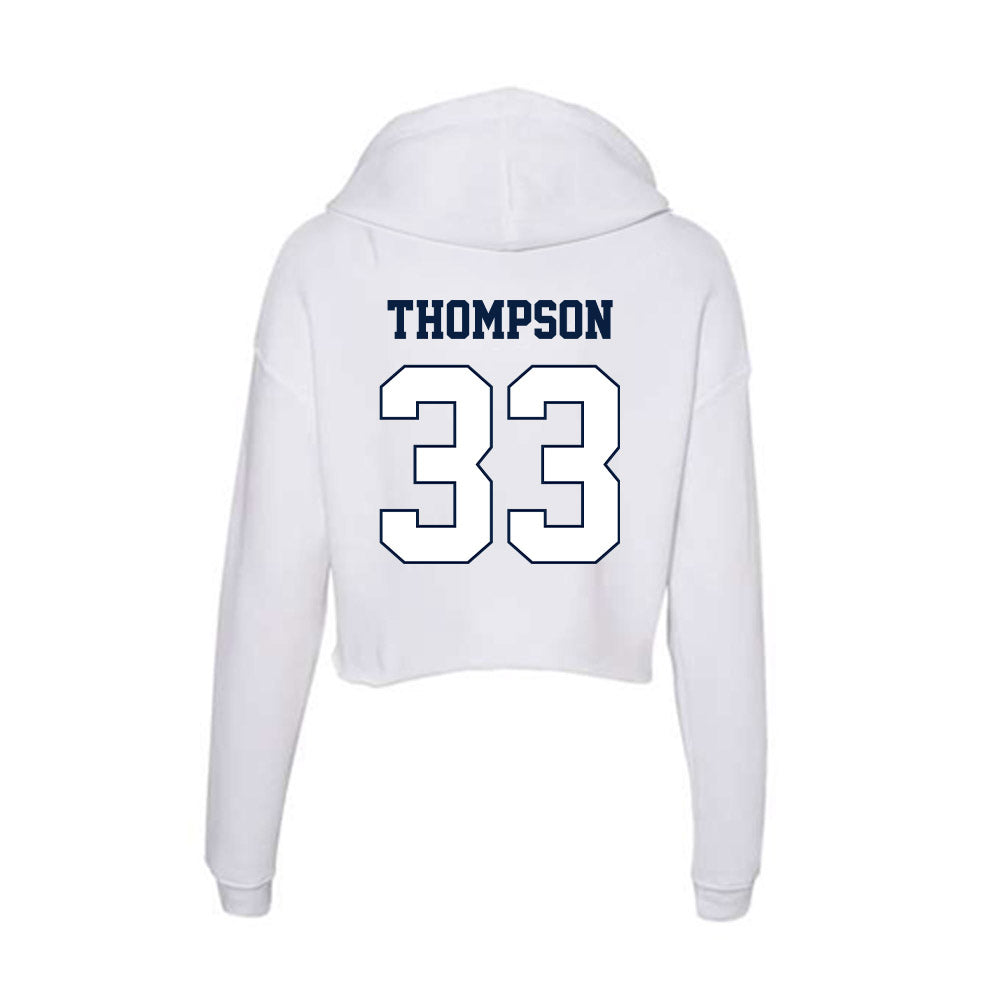 Monmouth - NCAA Softball : Tessa Thompson - Women's Crop Fleece Hoodie-1